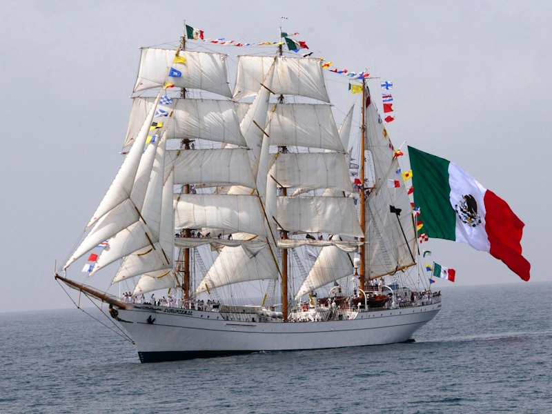 ARM Cuauht&eacute;moc, buque escuela de la Armada de M&eacute;xico
