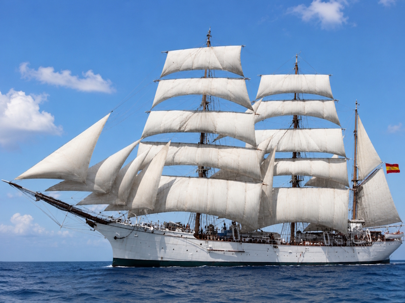 Fragata Galatea, hist&oacute;rico buque escuela de la Armada Espa&ntilde;ola