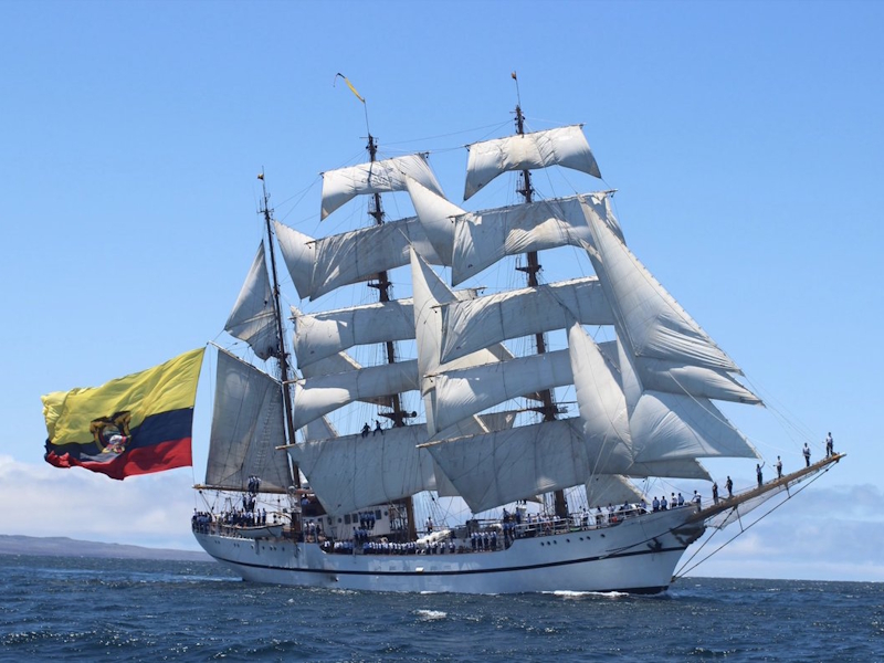BAE Guayas, buque escuela de la Armada del Ecuador